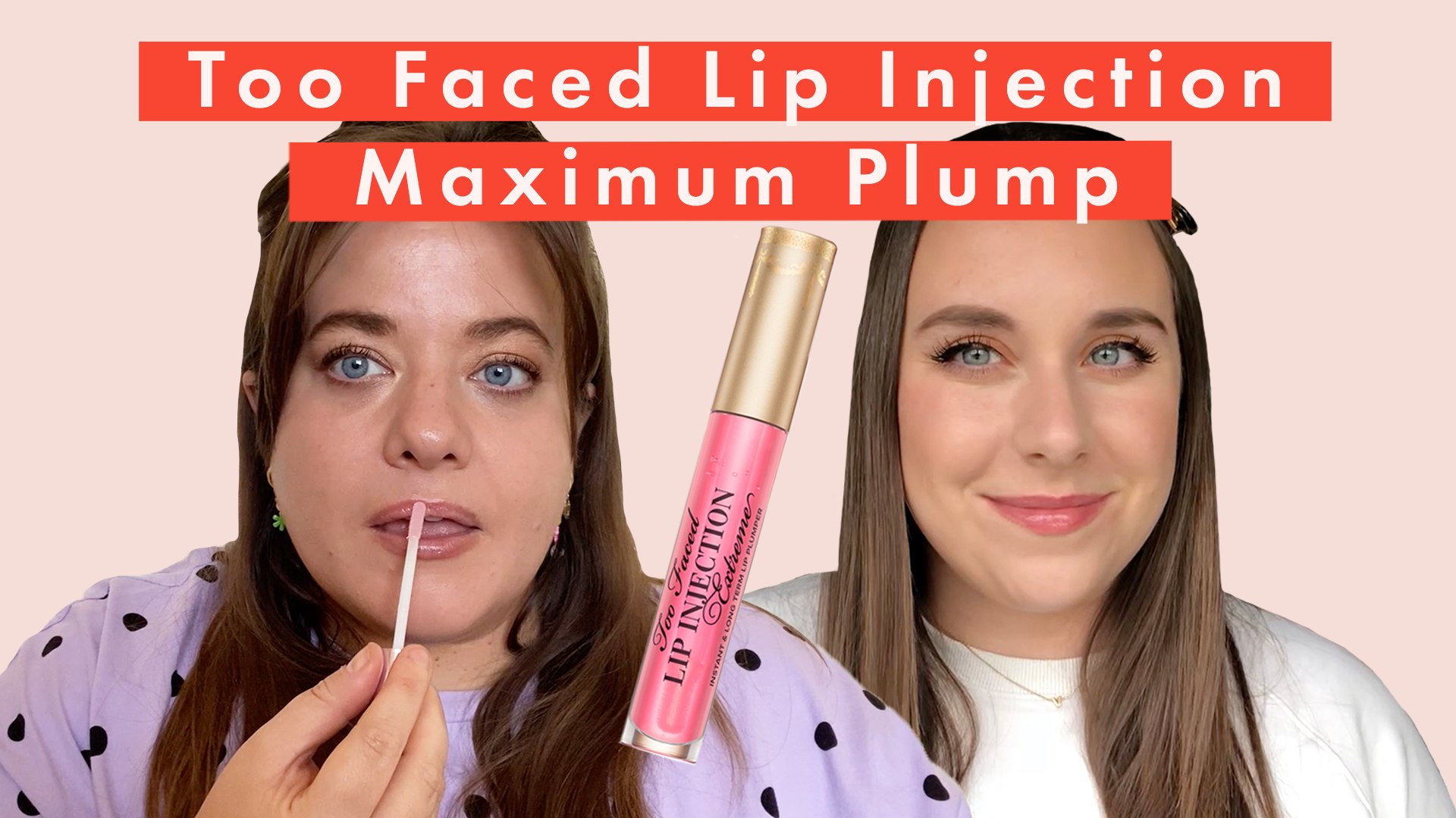 Too Faced Lip Injection Before After