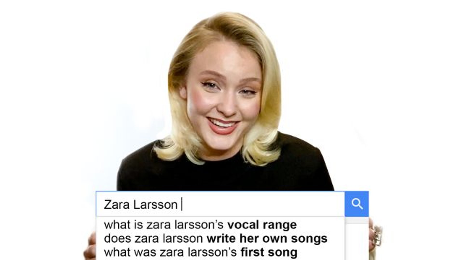 Zara Larsson Answers the Web's Most Searched Questions - video Dailymotion