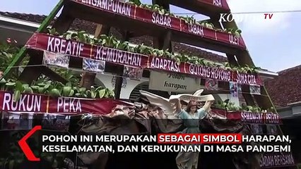 Unik!! Pohon Natal dari Sayuran