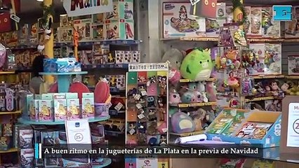 A buen ritmo en la jugueterías de La Plata en la previa de Navidad