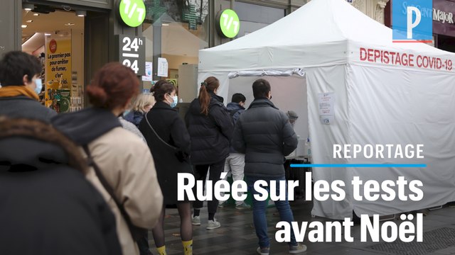 Les Parisiens se ruent sur les tests Covid-19 avant Noël : « On va être prudents mais c’est rassurant… »