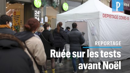 Les Parisiens se ruent sur les tests Covid-19 avant Noël : « On va être prudents mais c’est rassurant… »