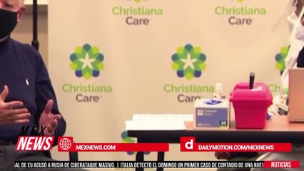 JOE BIDEN SE VACUNÓ CONTRA EL CORONAVIRUS