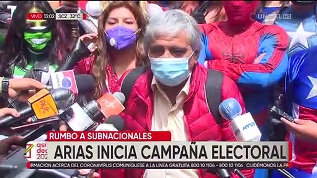 Iván Arias empezó campaña electoral pese a no inscribir su postulación