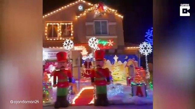 Quand tu ne peux pas rivaliser avec ton voisin pour les illuminations de Noël