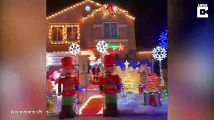Quand tu ne peux pas rivaliser avec ton voisin pour les illuminations de Noël