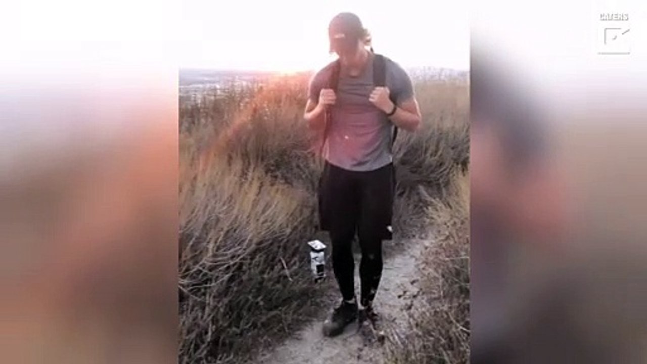 Couché de soleil façon Dragon Ball... boule de feu