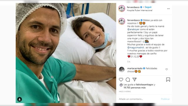 Ana Boyer y Fernando Verdasco dan la bienvenida a su segundo hijo