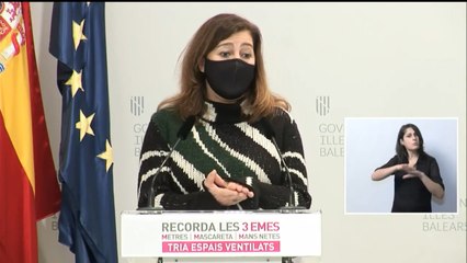 Armengol asegura que las ayudas son "de reactivación y confianza" a Baleares