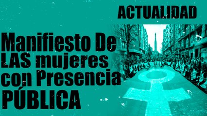 Manifiesto de las mujeres con presencia pública - En la Frontera, 22 de diciembre de 2020