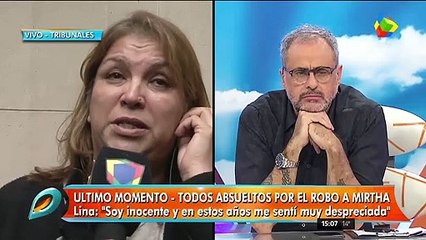 Lina Díaz habló tras ser absuelta Mirtha Legrand nunca me ac