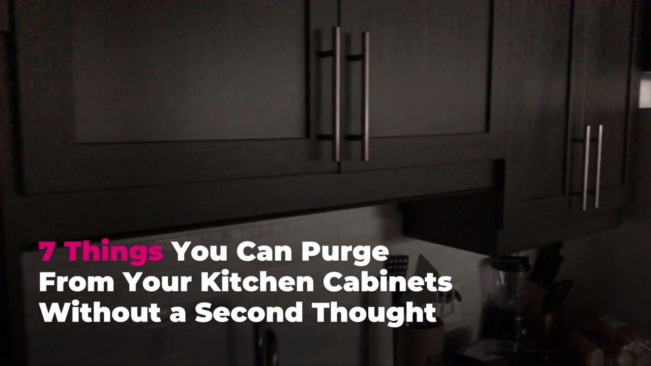7 Things You Can Purge From Your Kitchen Cabinets Without a Second Thought