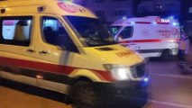 Ambulans ve motosiklet kafa kafaya çarpıştı: 2 yaralı