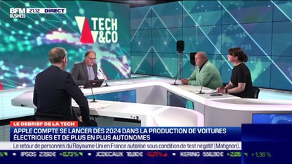 Le classement informatique mondial, le retour de l'AppleCar,... Le débrief de l'actu tech du mardi - 22/12