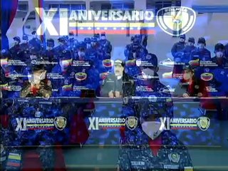 Pdte. Maduro pide elevar pie de fuerza de la PNB a 100 mil hombres y mujeres formados y equipados