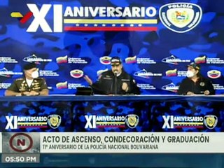 Pdte Maduro: Tenemos la meta de llevar la formación integral de la PNB cada vez con mayor ética