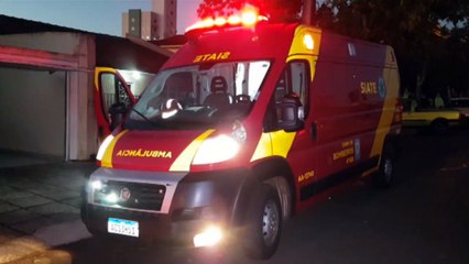 Criança é socorrida pelo Siate após sofrer queda com bicicleta no Parque São Paulo