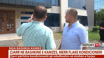 Zjarri në bashkinë e Kamzës, Gjana për Report Tv: U ndërhy në kohë, ishte pa pasoja