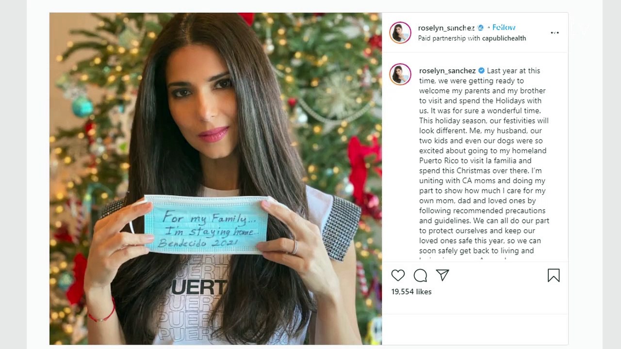 Debbie Allen, Roselyn Sanchez and Alejandra Espinoza Share How to Stay Safe by Staying Home This Holiday