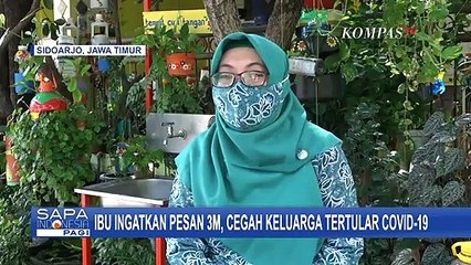 Ibu Ingatkan Pesan 3M, Cegah Keluarga Tertular Covid-19