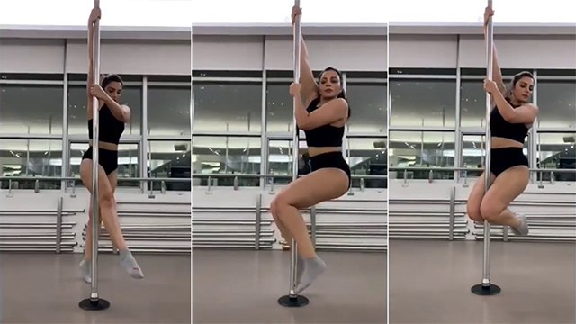 Shama Sikander's Pole Dancing Is Giving Us Major Fitness Inspiration