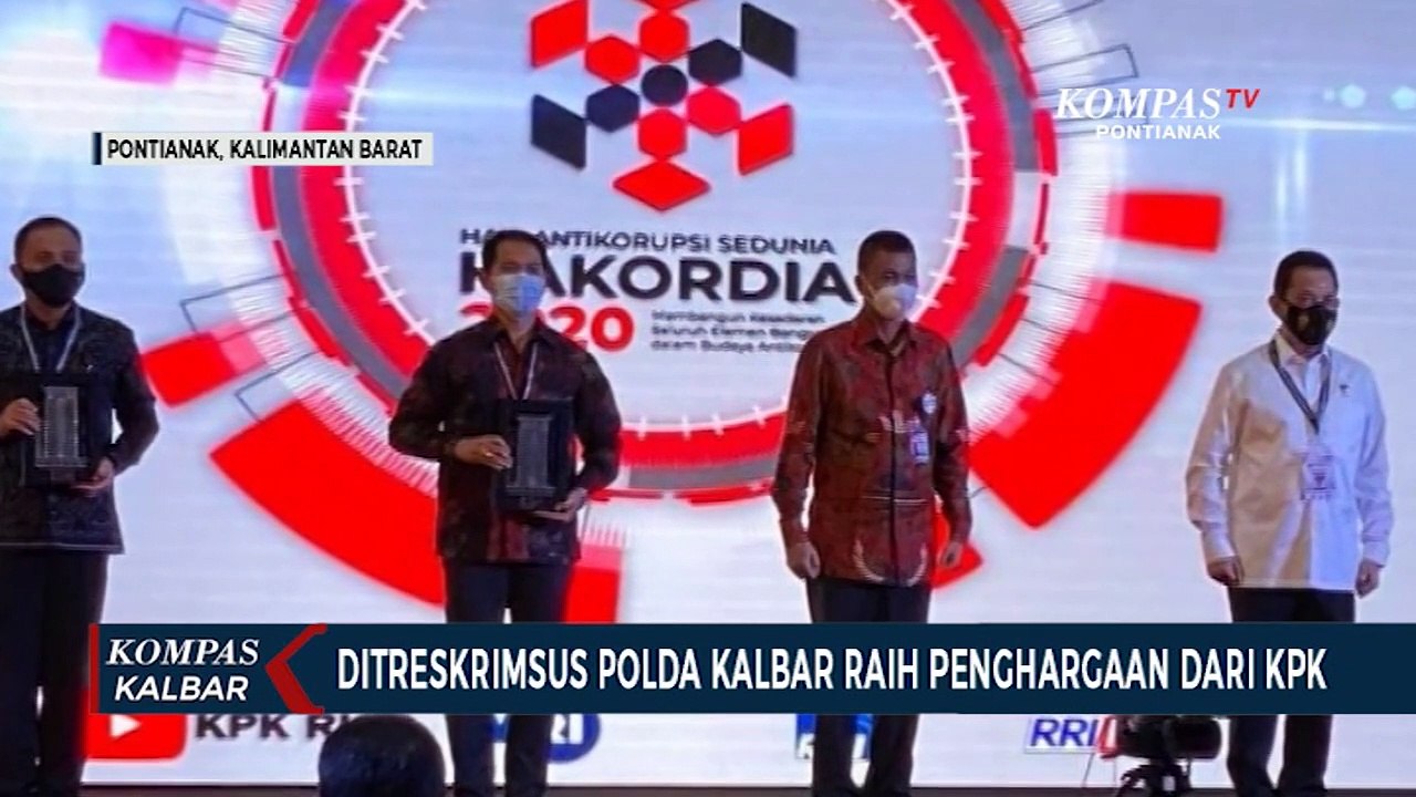 Selesaikan Kasus Korupsi Terbanyak, Ditreskrimsus Polda Kalbar Raih Penghargaan