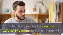 2nd COVID 19 vaccine authorized in U S is shipped out