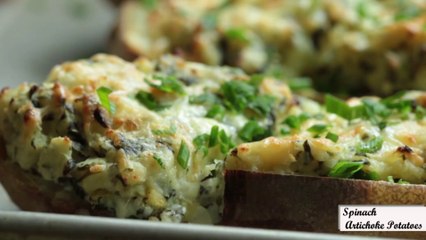 Spinach Artichoke Potatoes Recipe - So Easy!