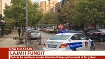 Gazetari i Report Tv po raportonte, momenti kur dëgjohen 'live' të shtënat me armë në Elbasan