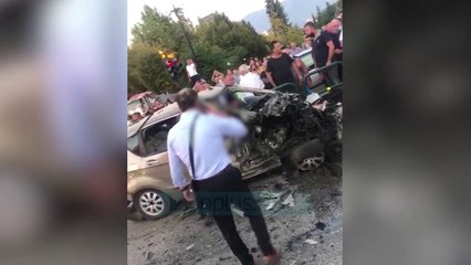 Kamerat e sigurisë kapin një të dyshuar për atentatin ndaj Preng Gjinit - Vizion Plus