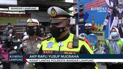 Tải video: Operasi Lilin Krakatau 2020, Satlantas Polresta Bandar Lampung Berikan Edukasi 3 M