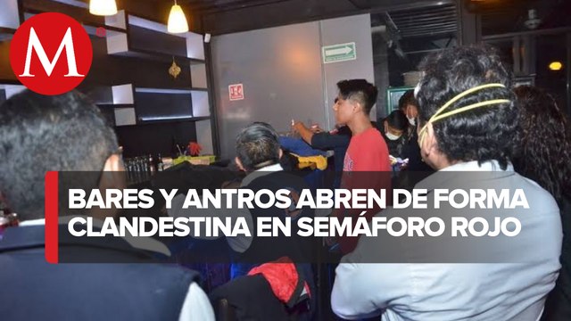 Bares y antros no ponen de su parte, operan clandestinamente y sin medidas sanitarias en CdMx