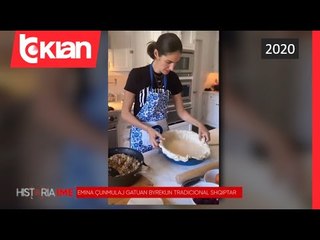 Emina Cunmulaj gatuan byrekun tradicional shqiptar