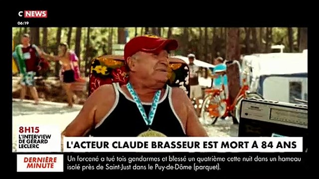 Emotion après le décès de Claude Brasseur : L'acteur à la voix rocailleuse, grain de beauté à gauche du nez, est mort dans la paix et la sérénité entouré des siens a annoncé sa famille