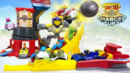 Mighty Pups Charged Up : Mighty Meteor Track Set from Paw Patrol