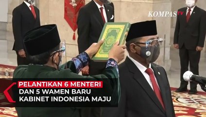 Download Video: Momen Pelantikan 6 Menteri dan 5 Wakil Menteri Baru Kabinet Indonesia Maju