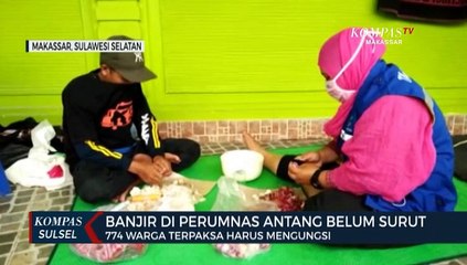 Banjir Di Perumnas Antang Belum Surut 774 Warga Terpaksa Harus Mengungsi