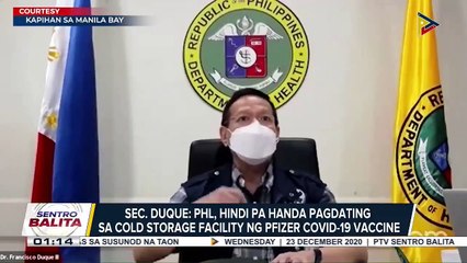 Sec. Duque, iginiit na ‘due diligence’ ang kanyang ginawa ukol sa COVID-19 vaccine ng Pfizer