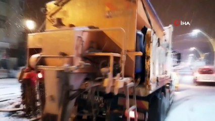 Bayburt’ta kar yağışı