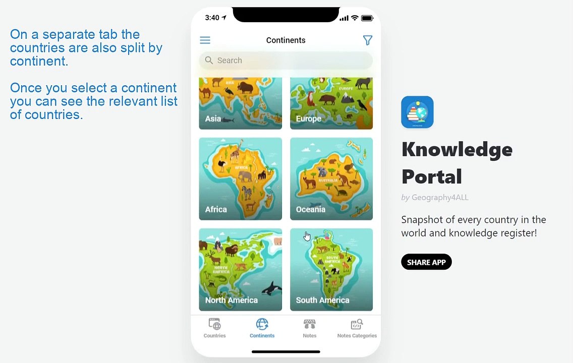 geography4all Mobile App
