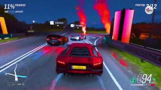 THE MARATHON - Lamborghini Aventador 16 _ Forza Horizon 4 - Gameplay