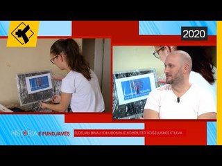 "Nuk di ta pershkruaj cfare kenaqesie eshte..." Binaj i dhuron nje kompjuter vogelushes Etleva