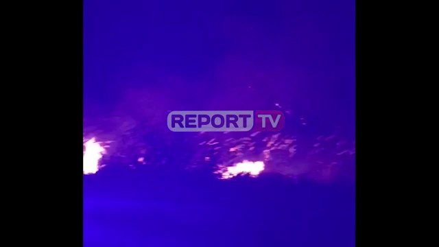 Vlorë/ Zjarr i madh gjatë natës në Zvërnec! Evakuohen banorët! Flakët përfshijnë varrezat
