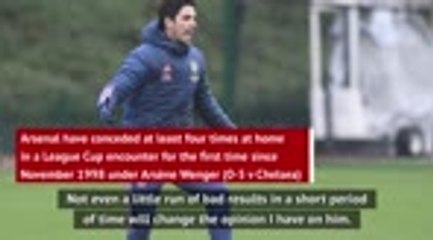 Guardiola speaks out for embattled Arteta
