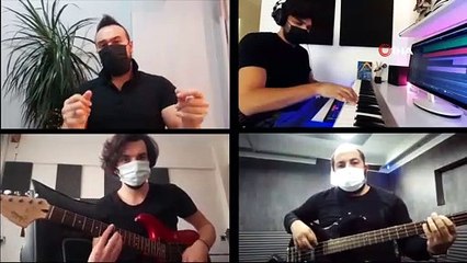 Fahrettin Koca’nın sözlerini derleyerek 'korona' bestesi yaptılar