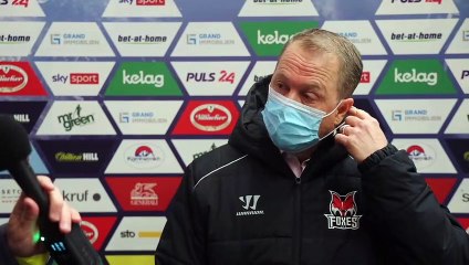 22.12.20: Greg Ireland (HCB Südtirol) nach Niederlage in Villach