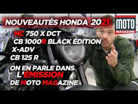 HONDA LES NOUVEAUTÉS MOTO 2021 - On en parle dans l'Émission de Moto Magazine