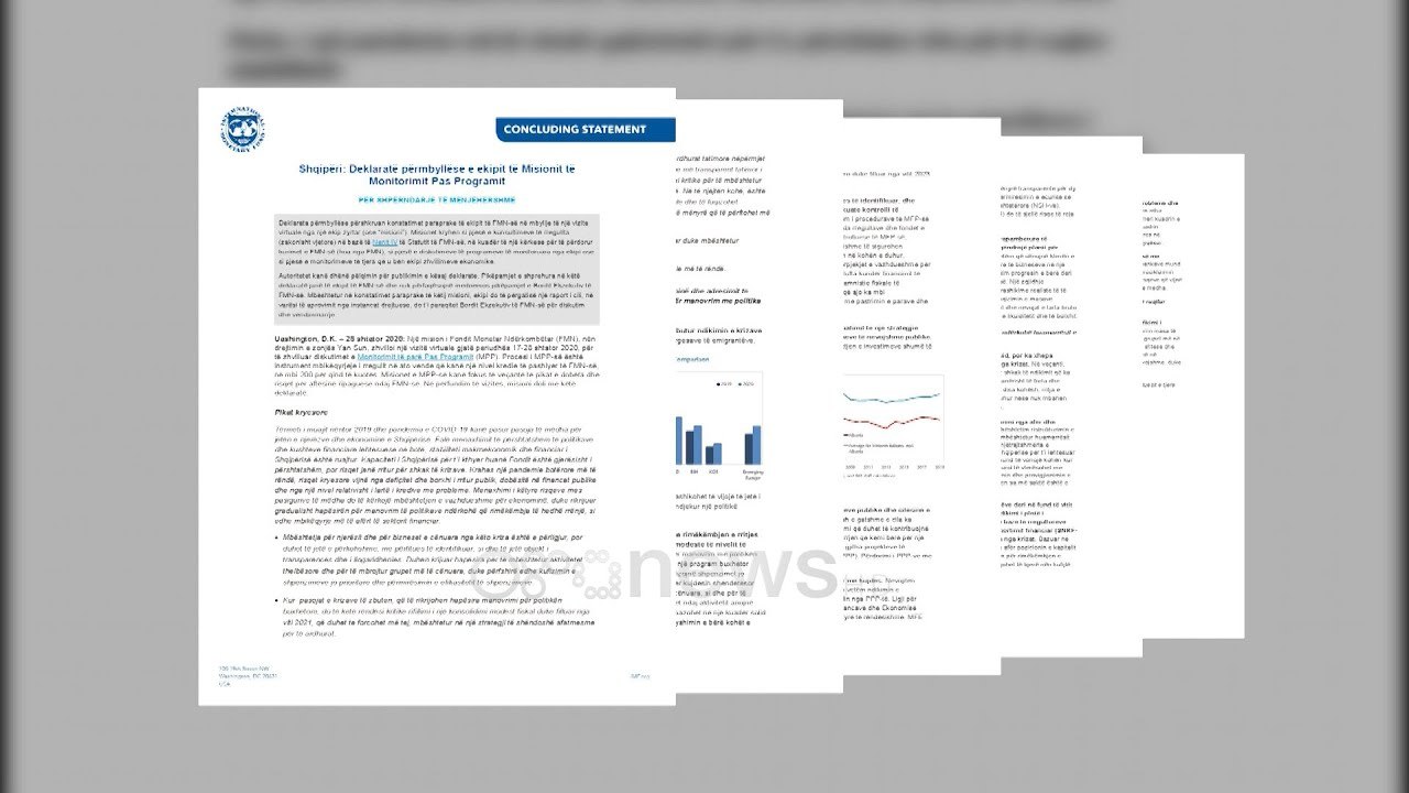 Ora News - “Tkurrje e ekonomisë me 7.5%”, FMN: Masa rezervë në rast të një pandemie më të rëndë