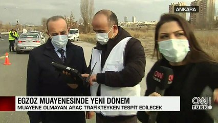 Egzoz muayenesinde yeni dönem... Muayene olmayan araç trafikteyken tespit edilecek | Video