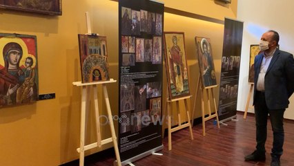 Ora News - Korçë, 13 ikona të restauruara ekspozohen në Muzeun e Artit Mesjetar
